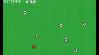 内積によるボール衝突演算のいちごゲームサムネイル