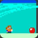 転がる丸をよけてダイヤをとるミニゲームサムネイル